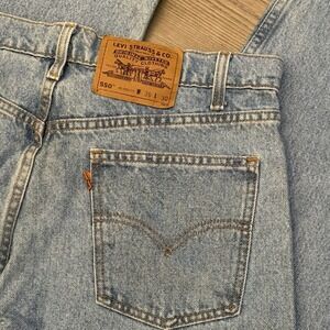 Vintage Levis 550 Jeans Mens 34x30* Relaxed Fit Blue Denim Pants Orange Tab